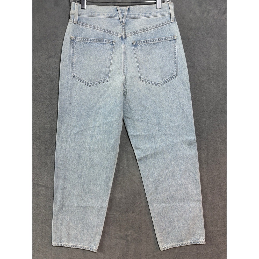 Veronica Beard Blake Crop Straight High Rise Jeans Aire Wash Blue Size 28 - Picture 8 of 10